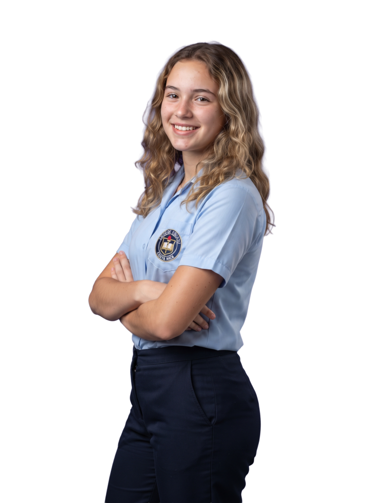 Joven participante del programa de mentoría
